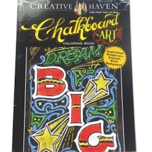 Creative Haven Chalkboard Art Coloring Book